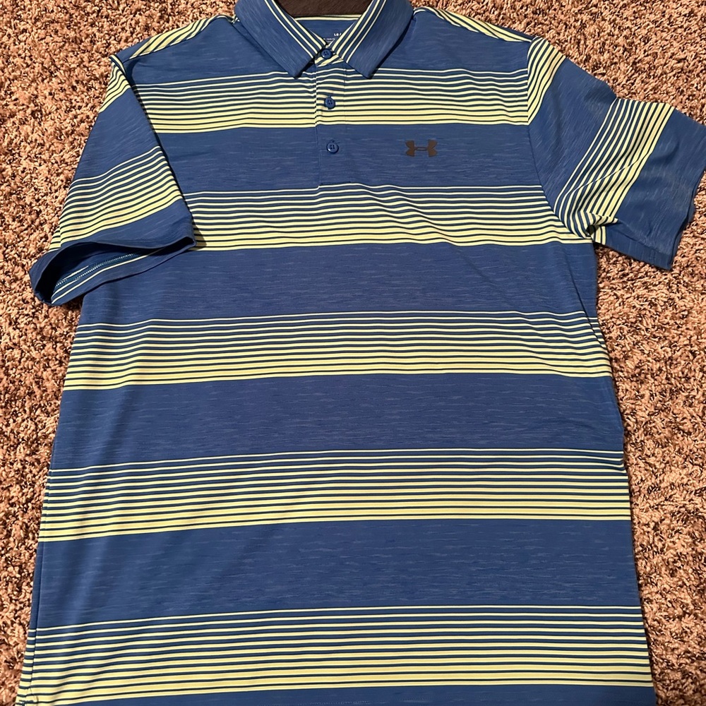Under Armour Heat Gear Polo Loose Fit Sz M